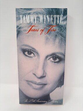 Tammy Wynette Tears Of Fire 25th Anniversary Collection 3-CD, Discs w/ Book